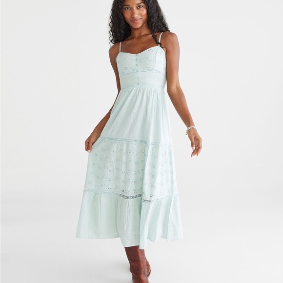 Aeropostale Dresses & Skirts - Aeropostale Light green Maxi Dress